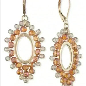 Lonna & Lilly new Gold Tone Open Oval Earrings